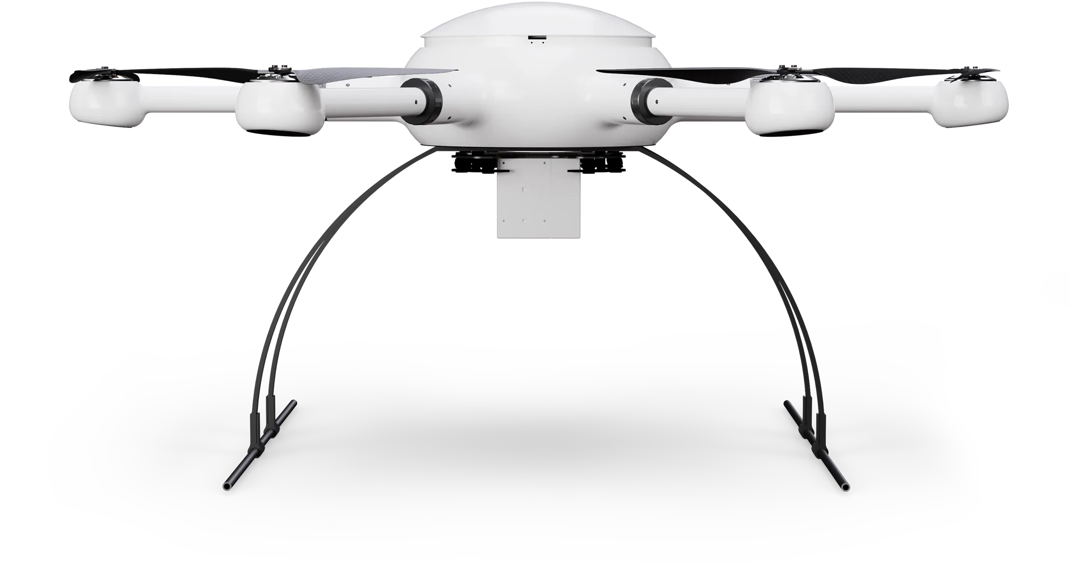 Exabotix Mercury LiDAR Drone industriel Vue de face avec scanner LiDAR pour des scans 3D précis.